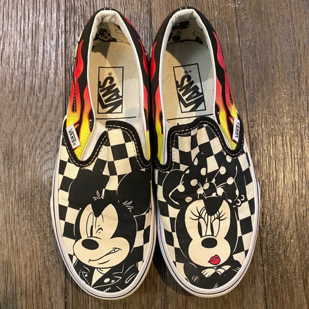 Disney VANS Slip-On Flame Check